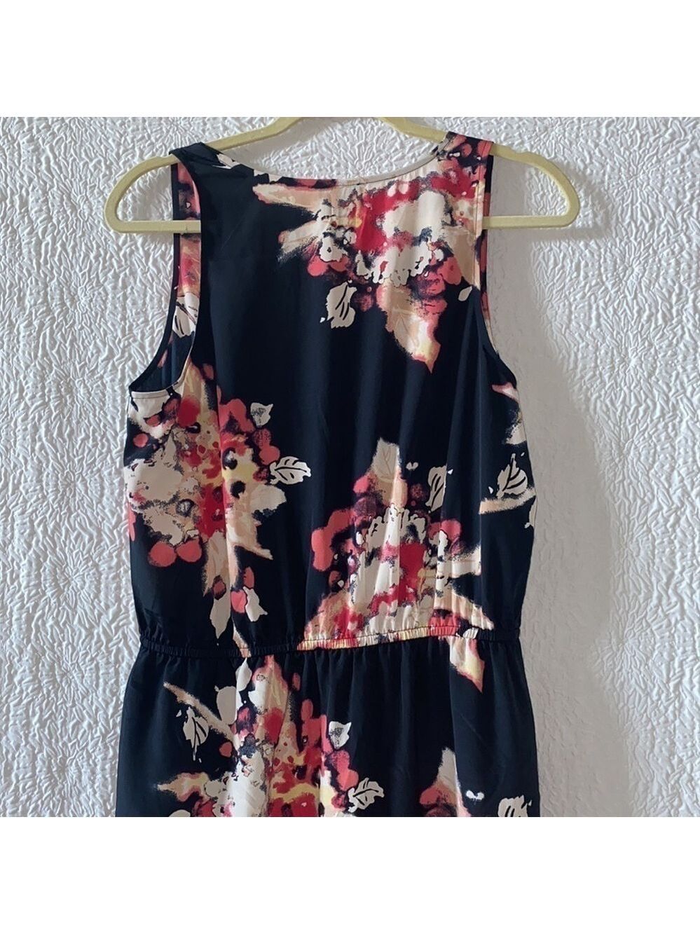 Ann Taylor Split-Neck Floral Sleeveless Maxi Dress - Picture 7 of 12